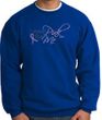 Breast Cancer Awareness Sweatshirt - I Wear Pink For Me Adult Royal