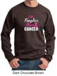 Breast Cancer Awareness Sweatshirt Tougher Than Cancer Sweat Shirt