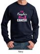 Breast Cancer Awareness Sweatshirt Tougher Than Cancer Sweat Shirt