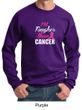 Breast Cancer Awareness Sweatshirt Tougher Than Cancer Sweat Shirt