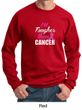Breast Cancer Awareness Sweatshirt Tougher Than Cancer Sweat Shirt