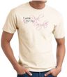 Breast Cancer Awareness T-shirt Wear Pink For My Daughter Natural Tee
