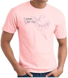 Breast Cancer Awareness T-shirt Wear Pink For My Daughter Pink Shirt