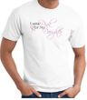 Breast Cancer Awareness T-shirt Wear Pink For My Daughter White Shirt