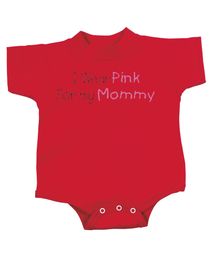 Breast Cancer Baby Rompers - I Wear Pink For My Mommy Infant Creepers