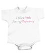 Breast Cancer Baby Rompers - I Wear Pink For My Mommy White