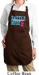 Breast Cancer Battle Mode Ladies Full Length Apron with Pockets
