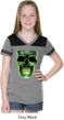 Halloween Glow Bones Girls Football Shirt