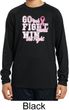 Breast Cancer Go Fight Win Kids Dry Wicking Long Sleeve Shirt