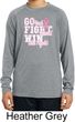 Breast Cancer Go Fight Win Kids Dry Wicking Long Sleeve Shirt