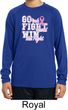 Breast Cancer Go Fight Win Kids Dry Wicking Long Sleeve Shirt
