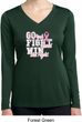 Breast Cancer Go Fight Win Ladies Dry Wicking Long Sleeve Shirt