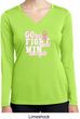 Breast Cancer Go Fight Win Ladies Dry Wicking Long Sleeve Shirt