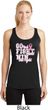 Breast Cancer Go Fight Win Ladies Dry Wicking Racerback Tank Top