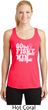 Breast Cancer Go Fight Win Ladies Dry Wicking Racerback Tank Top