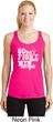 Breast Cancer Go Fight Win Ladies Dry Wicking Racerback Tank Top