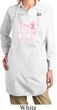Breast Cancer Go Fight Win Ladies Full Length Apron with Pockets