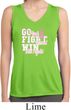 Breast Cancer Go Fight Win Ladies Sleeveless Moisture Wicking Shirt