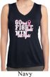 Breast Cancer Go Fight Win Ladies Sleeveless Moisture Wicking Shirt