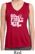 Breast Cancer Go Fight Win Ladies Sleeveless Moisture Wicking Shirt