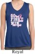 Breast Cancer Go Fight Win Ladies Sleeveless Moisture Wicking Shirt