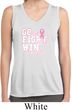 Breast Cancer Go Fight Win Ladies Sleeveless Moisture Wicking Shirt