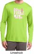 Breast Cancer Go Fight Win Mens Dry Wicking Long Sleeve Shirt