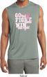 Breast Cancer Go Fight Win Mens Sleeveless Moisture Wicking Shirt