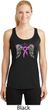 Breast Cancer Heaven Can Wait Ladies Dry Wicking Racerback Tank Top