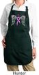 Breast Cancer Heaven Can Wait Ladies Full Length Apron with Pockets