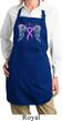 Breast Cancer Heaven Can Wait Ladies Full Length Apron with Pockets