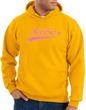 Breast Cancer Hoodie - Distressed Save The Boobies Adult Gold Hoody