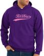 Breast Cancer Hoodie - Distressed Save The Boobies Adult Purple Hoody