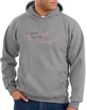 Breast Cancer Hoodie - I Wear Pink For My Friend Adult Grey Hoody