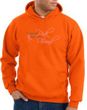 Breast Cancer Hoodie - I Wear Pink For My Friend Adult Orange Hoody