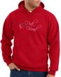 Breast Cancer Hoodie - I Wear Pink For My Friend Adult Red Hoody