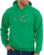 Breast Cancer Hoodie - I Wear Pink For My Friend Kelly Green Hoody