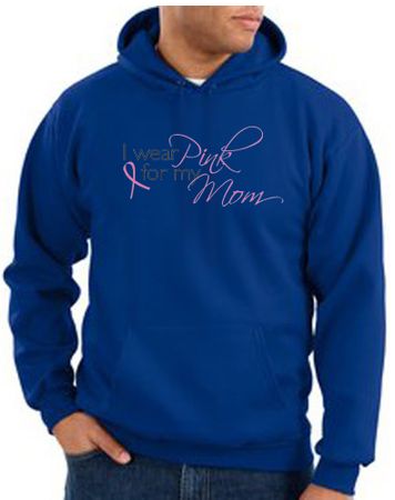 Breast Cancer Hoodie I Wear Pink For My Mom Hoody Royal