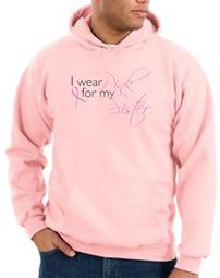 Breast Cancer Hoodie I Wear Pink For My Sister Pink Hoody