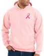 Breast Cancer Hoodie Pink Ribbon Pocket Print Hoody Pink
