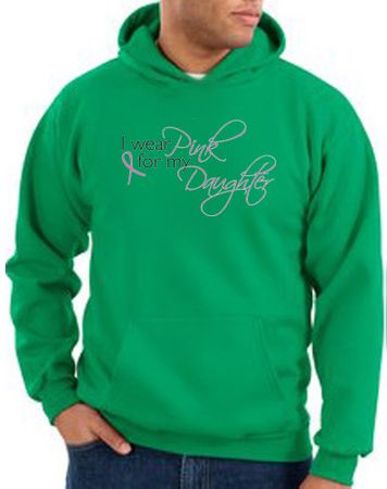 Breast Cancer Hoodie Sweatshirt Wear Pink For My Daughter Kelly Hoody