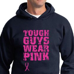 Breast Cancer Hoodie Tough Guys Wear Pink Hoody Breast Cancer Hoodie Tough Guys Wear Pink Hoody
