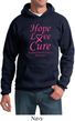 Breast Cancer Hope Love Cure Hoodie