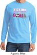 Breast Cancer Kicking Breast Cancer is Our Goal Long Sleeve Shirt