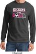 Breast Cancer Kicking Breast Cancer is Our Goal Long Sleeve Shirt