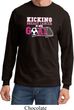 Breast Cancer Kicking Breast Cancer is Our Goal Long Sleeve Shirt