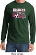Breast Cancer Kicking Breast Cancer is Our Goal Long Sleeve Shirt