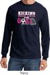 Breast Cancer Kicking Breast Cancer is Our Goal Long Sleeve Shirt