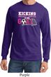Breast Cancer Kicking Breast Cancer is Our Goal Long Sleeve Shirt