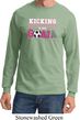 Breast Cancer Kicking Breast Cancer is Our Goal Long Sleeve Shirt